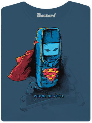 Mobil z oceli dámské tričko premium Petrol Blue