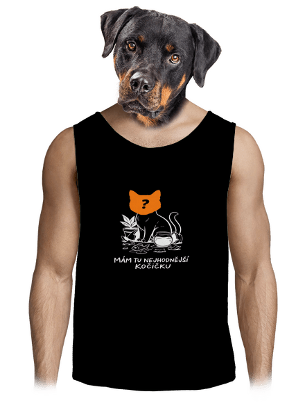 Mám nejhodnější kočičku pánské tílko Black