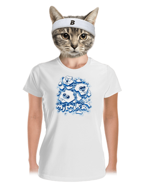 Ledové mimikry dámské sportovní tričko White