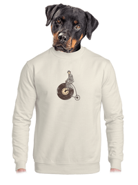 unisex mikina bez kapuce