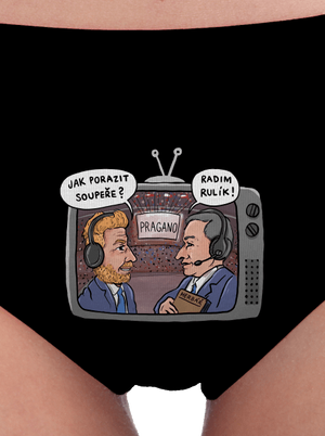 Radim rulík dámské kalhotky Black