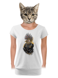 dámské tričko s lemem