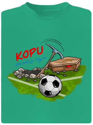 Kopu za svůj tým pánské sportovní tričko Mint Mal