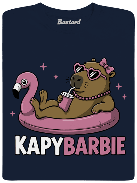 Kapybarbie dětské tričko Navy