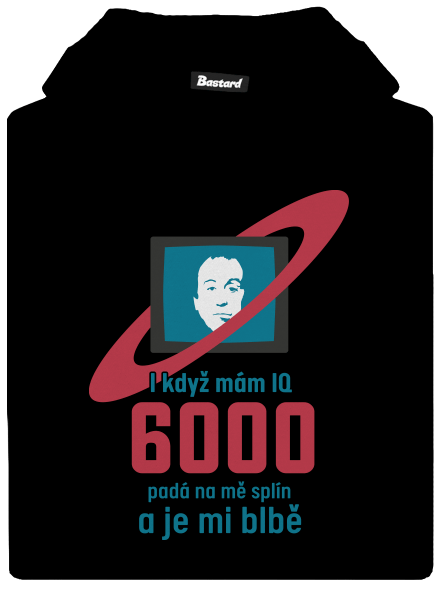 IQ 6000 dětská mikina klokanka Black
