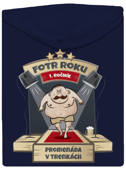 Fotr roku pánská mikina na zip Navy