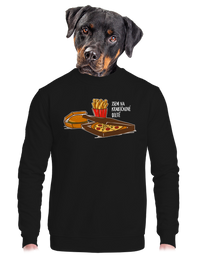 unisex mikina bez kapuce