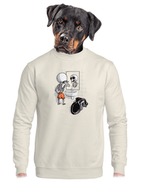 unisex mikina bez kapuce