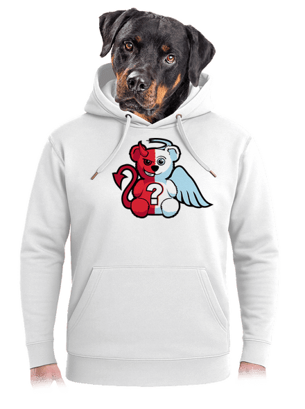 Anděl vs. ďábel unisex mikina premium Snowwhite