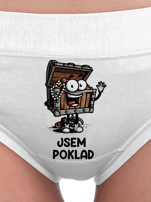 Jsem poklad dámské kalhotky White