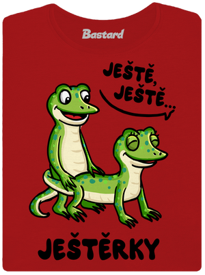 Ještě, ještě dámské tričko s lemem Red Mal