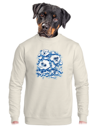 unisex mikina bez kapuce