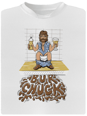 BurChuck pánské sportovní tričko White