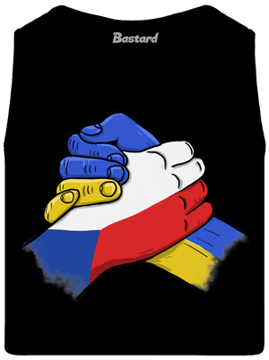 Ukrajina - Podpora pánské tílko Black