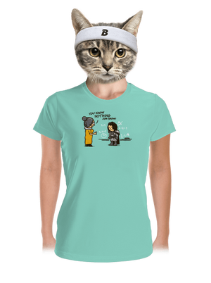 You Know Nothing dámské sportovní tričko Mint Mal