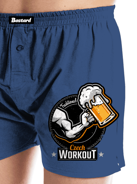 Czech Workout pánské trenky Blue