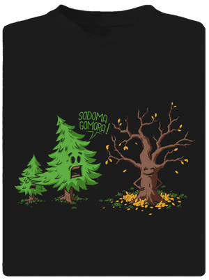 Sodoma Gomora pánské sportovní tričko Black