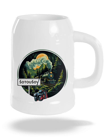 Šotoušov půllitr White
