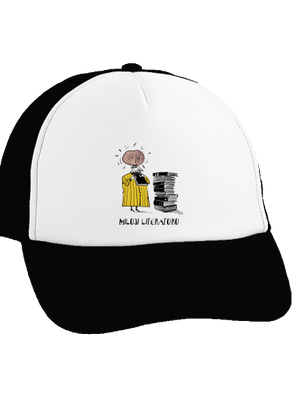 Miluji literaturu kšiltovka truckerka Black cap
