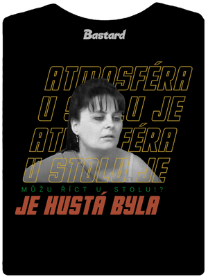 B18: Atmosféra u stolu dámské tričko Black