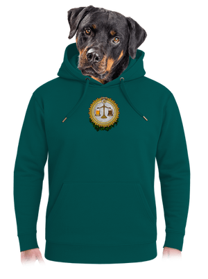 Pivní horoskop: Váha unisex mikina premium Emerald Green