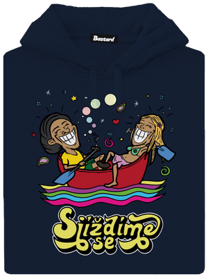 Sjíždíme se pánská mikina klokanka Navy