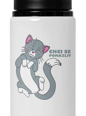 Chci se pomazlit lahev na vodu White