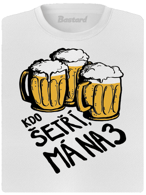 Kdo šetří, má na tři dámské sportovní tričko White