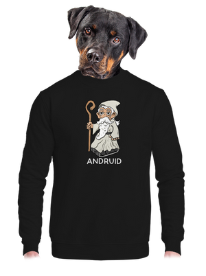 unisex mikina bez kapuce