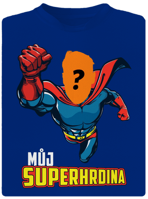 Můj superhrdina pánské sportovní tričko Royal Blue Mal