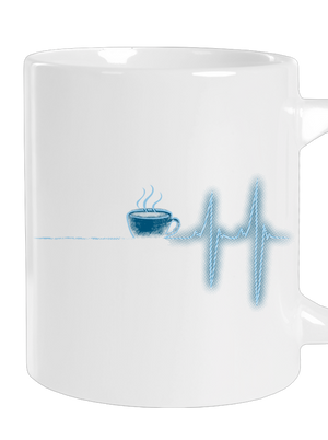 Coffee help velký hrnek White