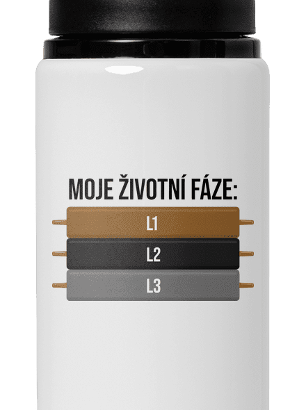 Moje životní fáze lahev na vodu White
