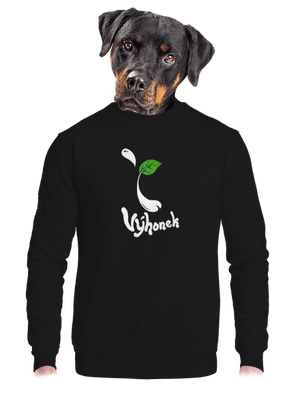 unisex mikina bez kapuce