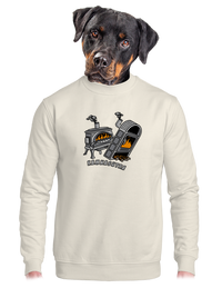 unisex mikina bez kapuce