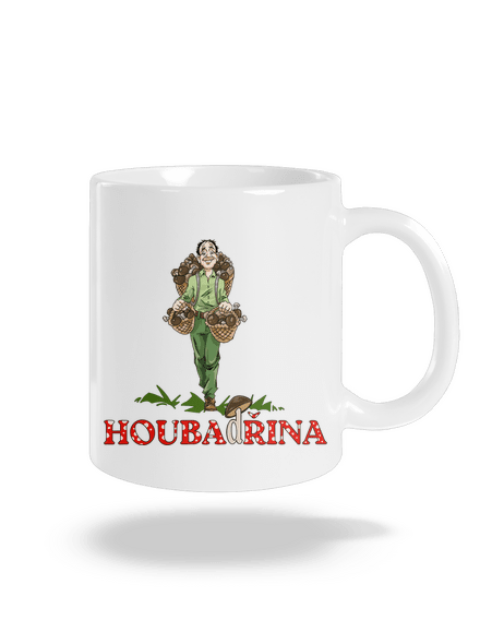 Houbadřina klasický hrnek White