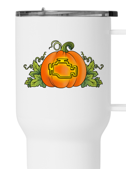 Strašidelný Halloween termohrnek White