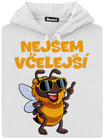 Nejsem včelejší dámská mikina klokanka White