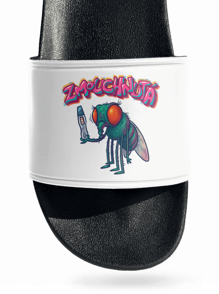 Zmouchnutá pantofle White