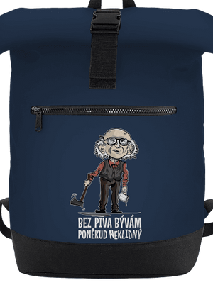 Neklidný bez piva batoh French Navy