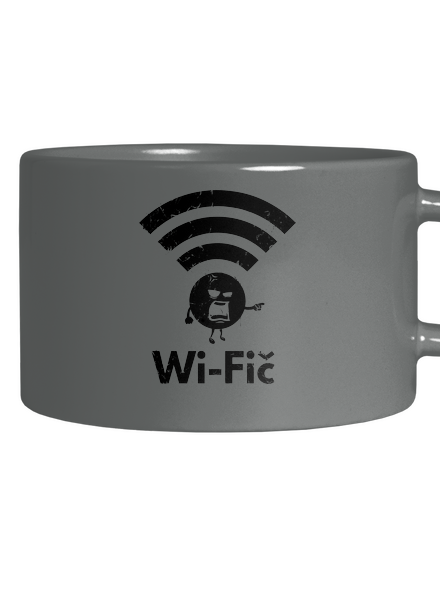 Wifič hrnek makronka Grey Macaron