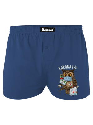 Koronavýr pánské trenky Blue