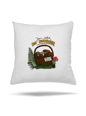 Na houbách polštář White