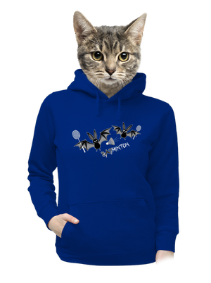 Batminton dámská mikina klokanka Royal Blue Mal