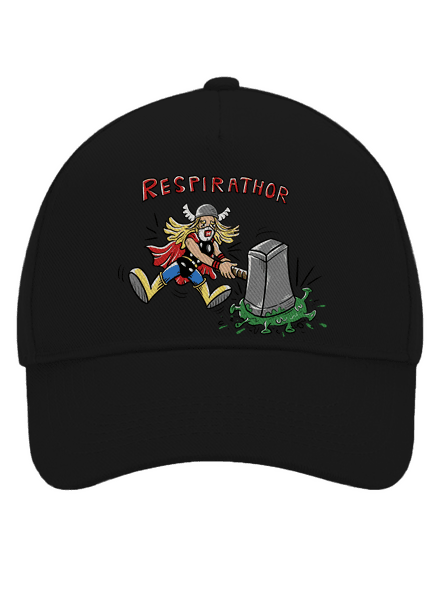 Respirathor kšiltovka baseballka Black