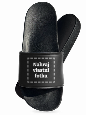 Vlastní potisk pantofle Black