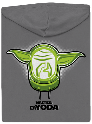 Mistr DiYoda dámská mikina na zip Steel Gray