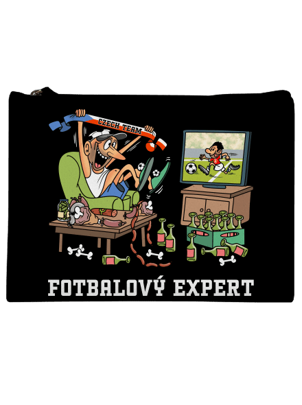 Fotbalový expert taštička Black