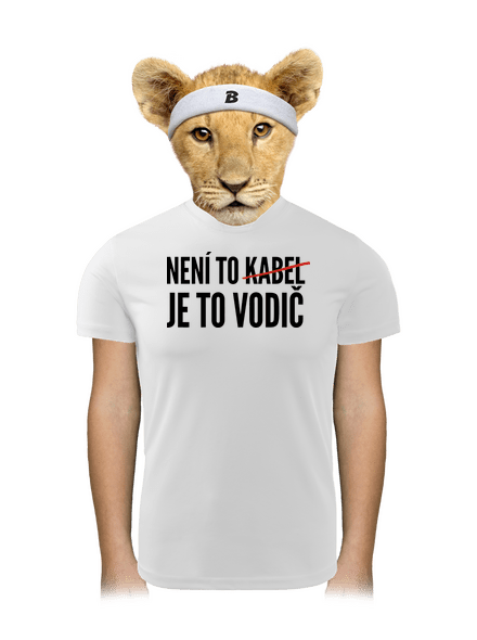 Je to vodič dětské sportovní tričko White