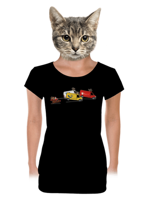 dámské tričko s lemem