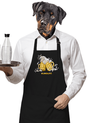 Vlnolití zástěra Black